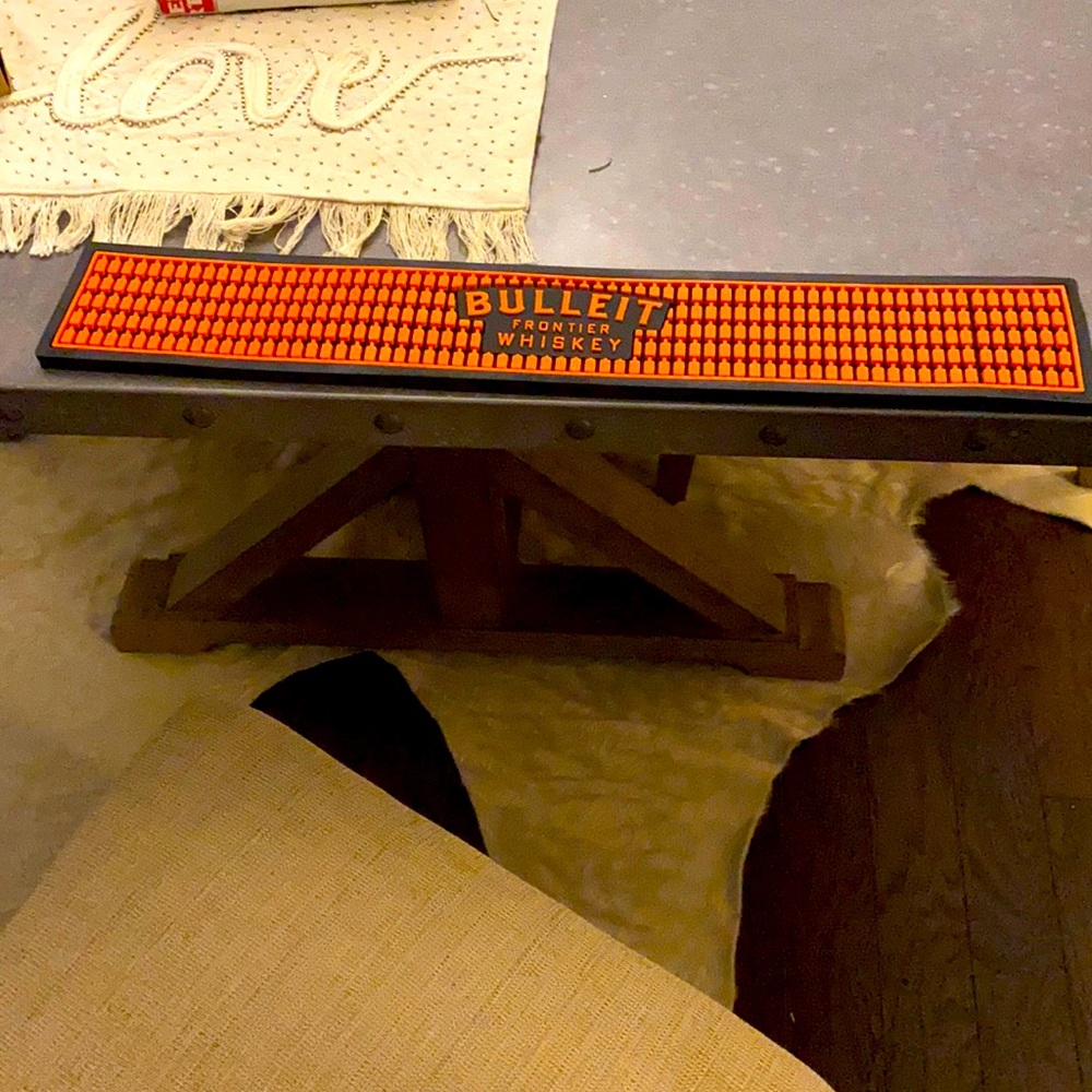 COPY - COPY - BULLEIT brand new authentic never used bar mat